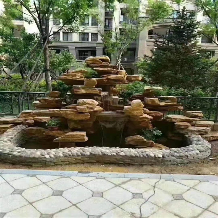 迪庆庭院假山鱼池设计方案